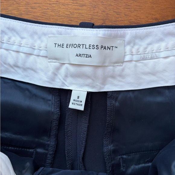 Aritzia Navy Effortless Pant- Curve Fit, 8 - Picture 8 of 8